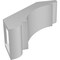 Ekena Millwork 3 1/2-in. W x 10-in. D x 10-in. H Olympic Architectural Grade PVC Knee Brace BRCP035X10X10OLY - alternate 3